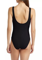 Karla Colletto Tess Ruched One-Piece Swimsuit