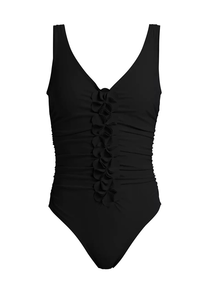 Karla Colletto Tess Ruched One-Piece Swimsuit