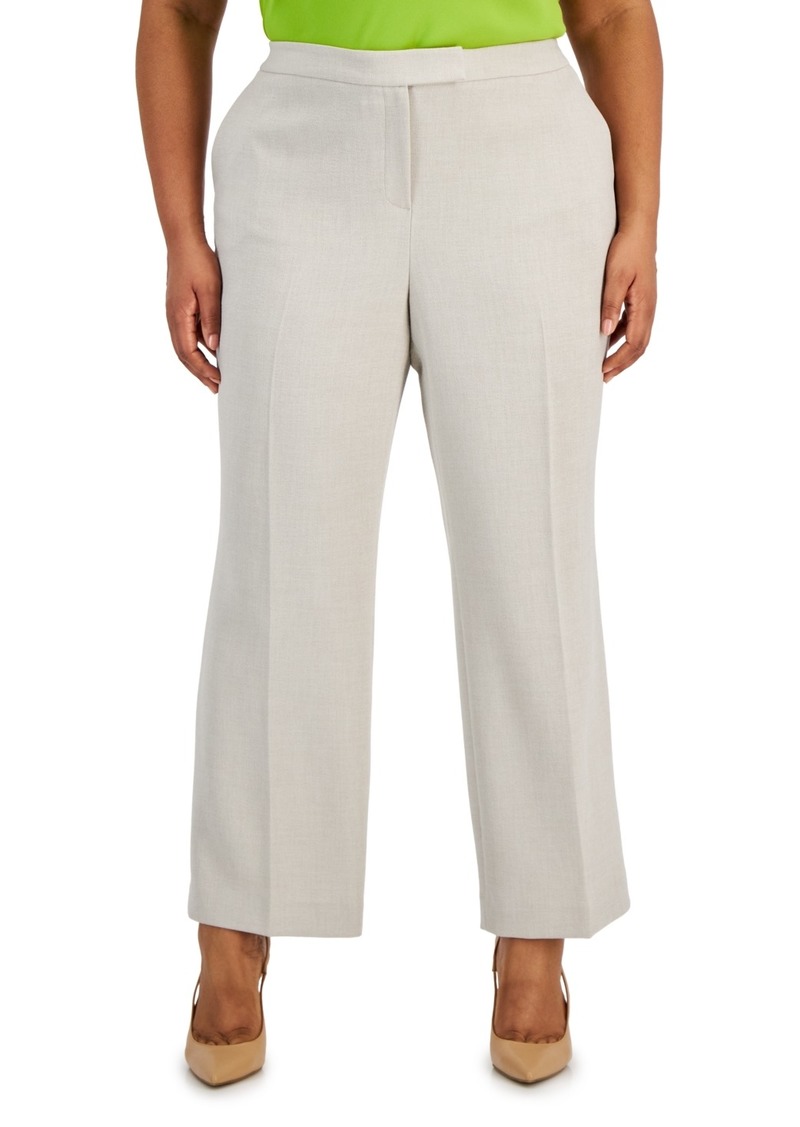 Kasper Plus Size Modern Dress Pants - Summer Straw