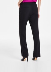 Kasper Women's Mid-Rise Fly Front L-Pocket Trousers - Black