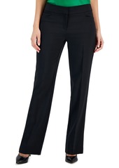 Kasper Women's Mid-Rise Fly Front L-Pocket Trousers - Black