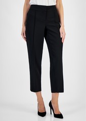 Kasper Women's Mid-Rise Straight-Leg Pants - Black