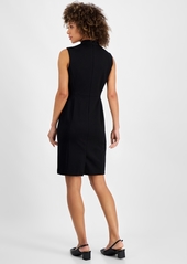 Kasper Women's Ponte-Knit Sheath Dress - Black