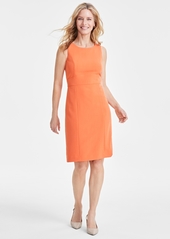 Kasper Women's Princess-Seam Sheath Dress - Papaya