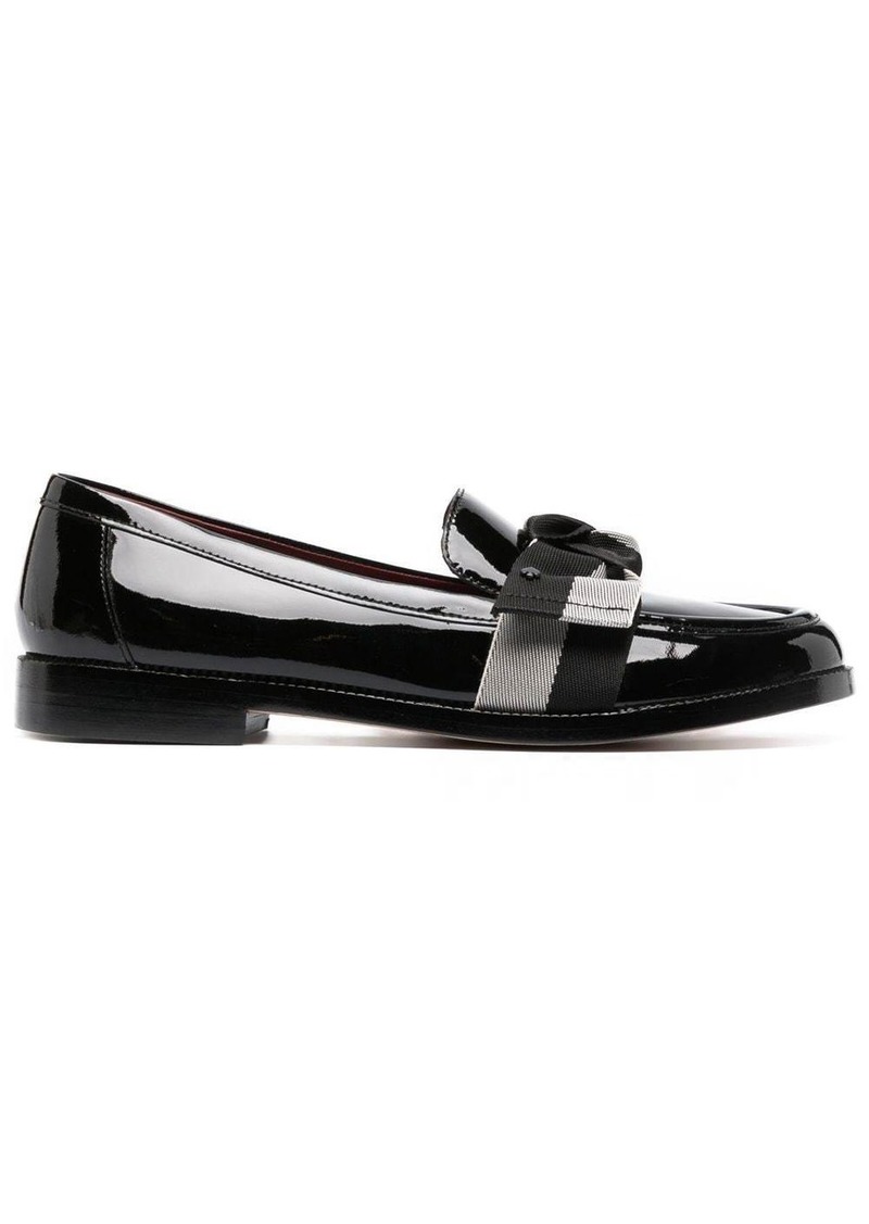 Kate Spade 24mm bow-detail leather loafers