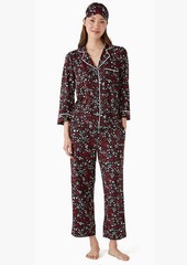 Kate Spade Notch Neck Crop Pj Set