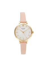 Kate Spade 30MM Stainless Steel & Leather Strap Watch
