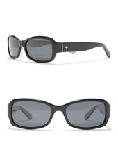 Kate Spade adely 53mm rectangular polarized sunglasses