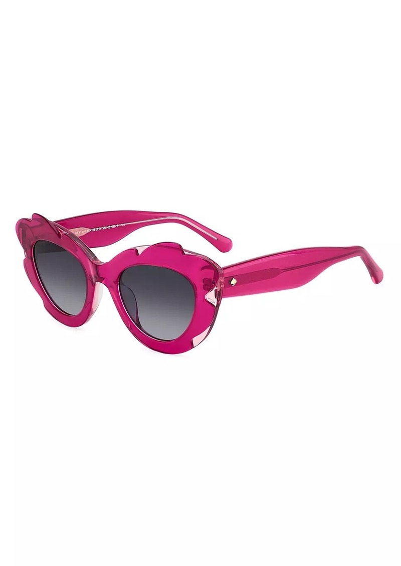 Kate Spade Ahmeira 49MM Round Sunglasses