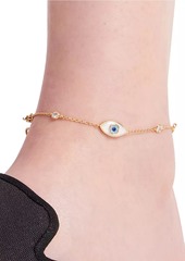 Kate Spade All Seeing Goldtone & Cubic Zirconia Anklet