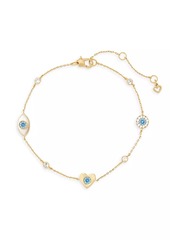 Kate Spade All Seeing Goldtone & Cubic Zirconia Anklet