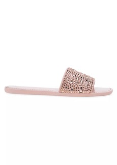 Kate Spade All That Glitters Crystal Slide Sandals