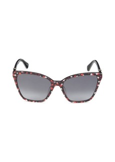 Kate Spade Amiyah 56MM Butterfly Sunglasses