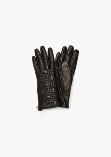 Kate Spade Arabesque Quilted Zipped Tech Gloves