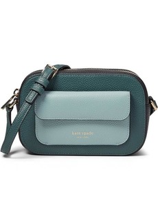 Kate Spade Ava Color-Blocked Pebbled Leather Crossbody