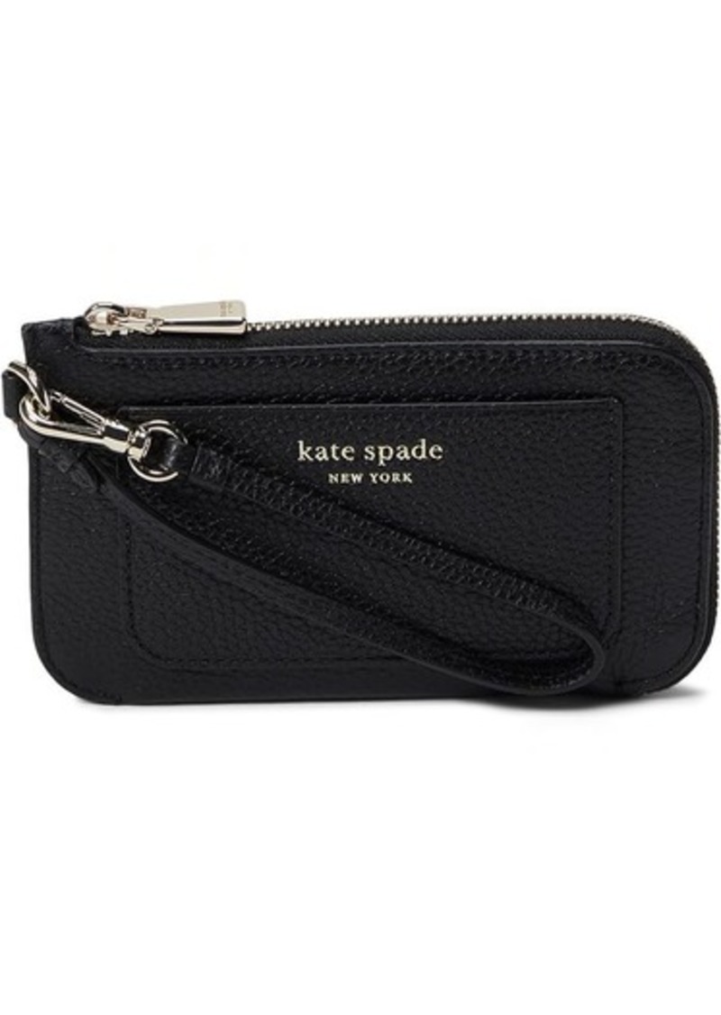 Kate Spade Ava Pebbled Leather Coin Card Case Wristlet
