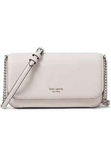 Kate Spade Ava Pebbled Leather Flap Chain Wallet