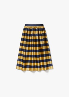 Kate Spade Awning Stripe Midi Skirt