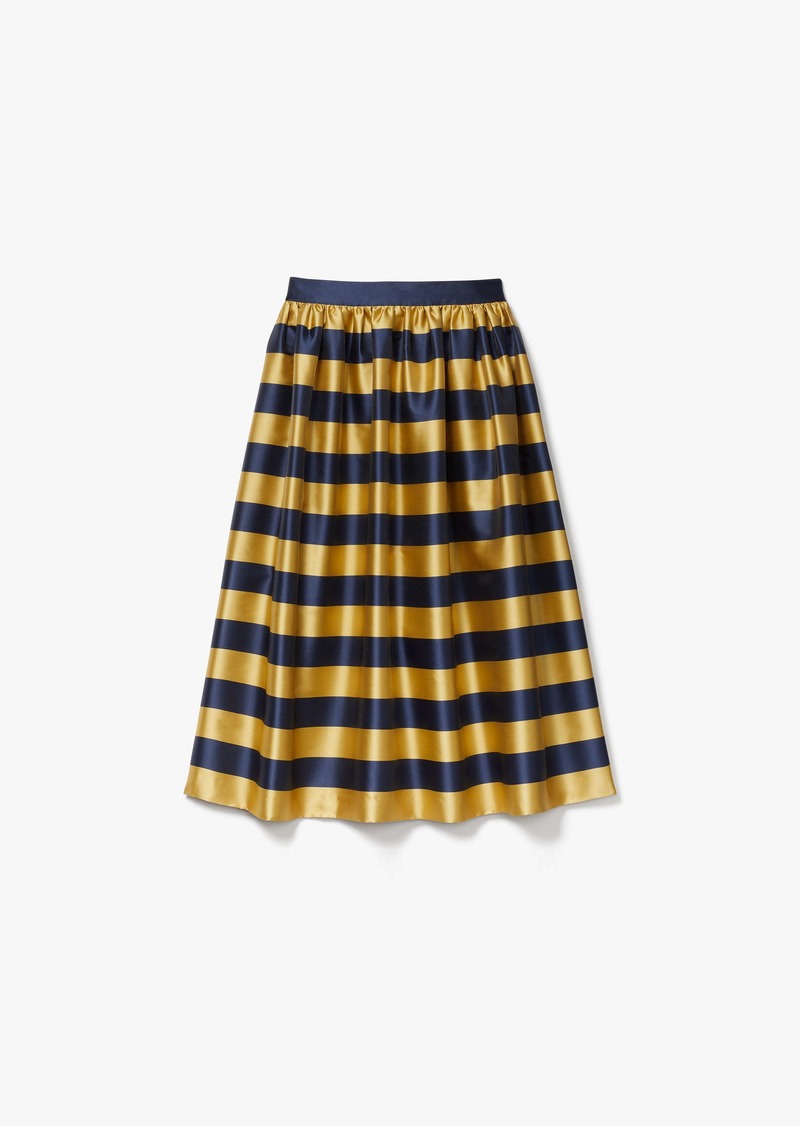 Kate Spade Awning Stripe Midi Skirt
