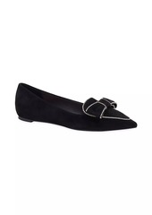 Kate Spade Be Dazzled Embellished Suede Flats