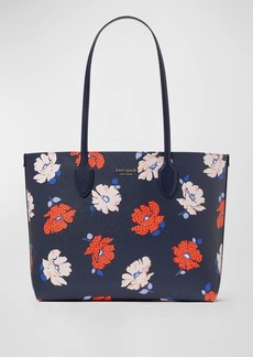 Kate Spade bleecker large dotty floral printed tote bag