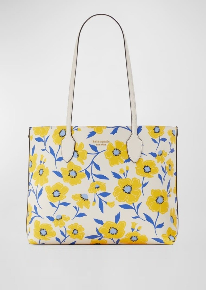 Kate Spade bleecker large sunshine floral printed tote bag