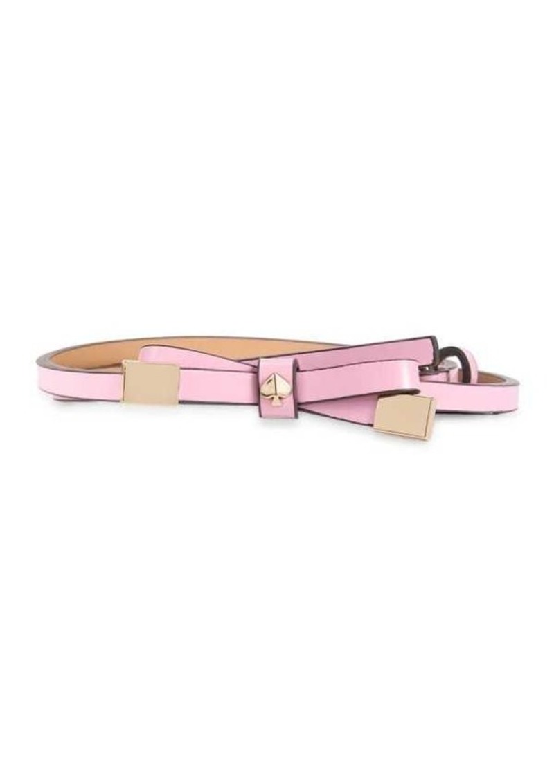 Kate Spade Bow Patent Leather Belt