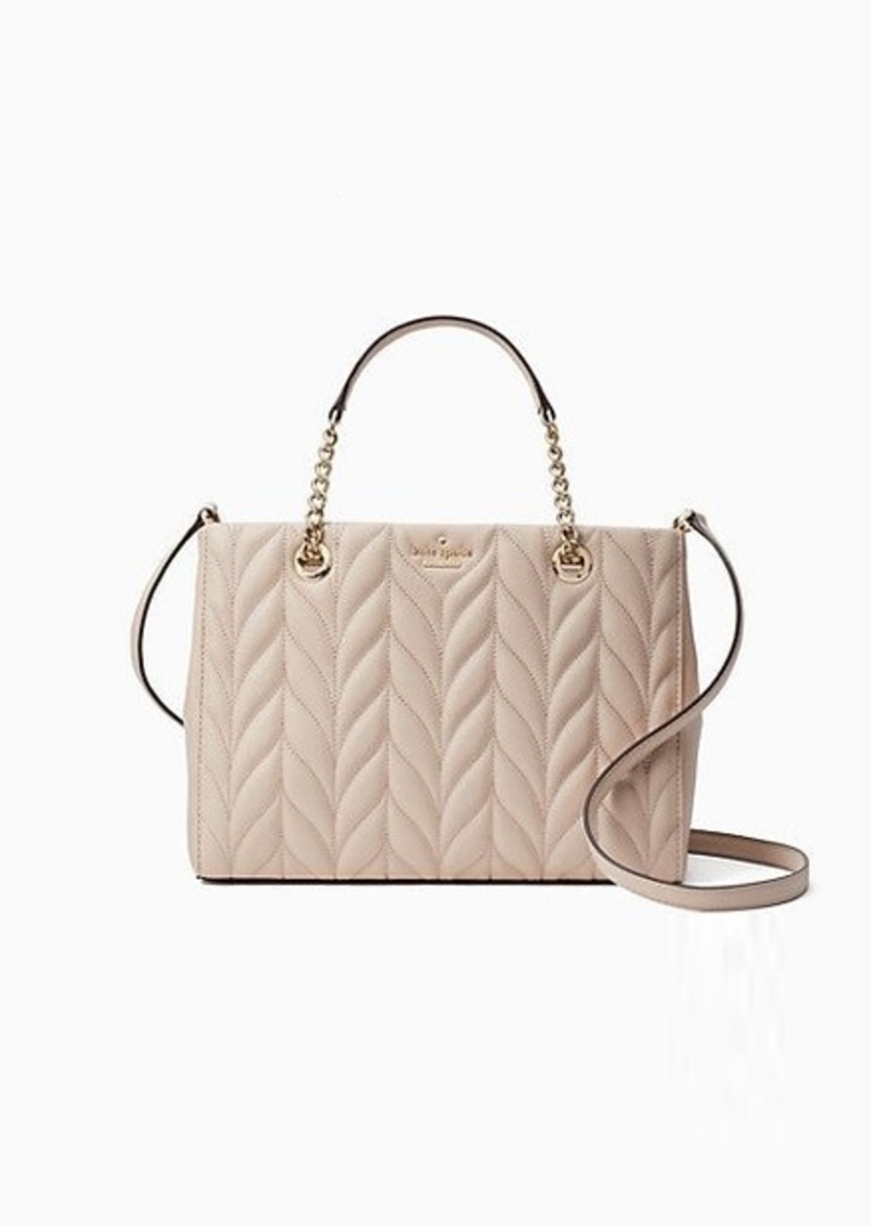 kate spade white quilted bag