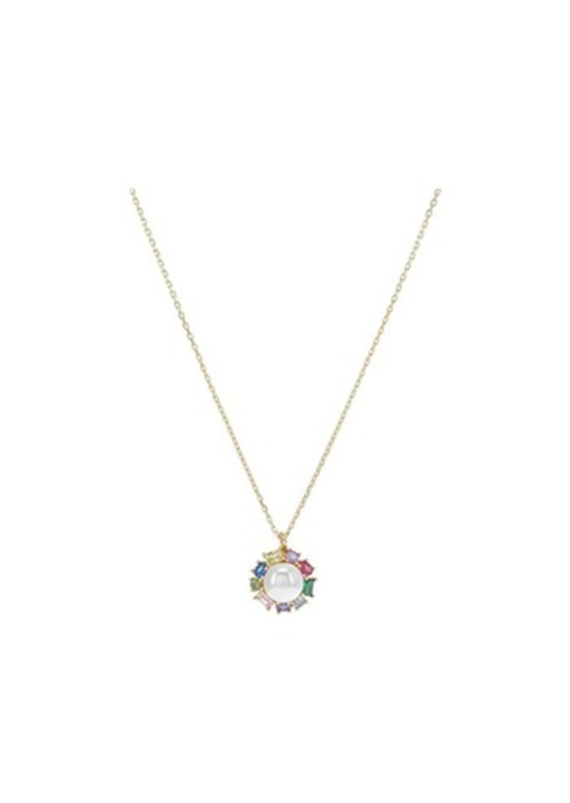 Kate Spade Candy Shop Pearl Halo Pendant Necklace