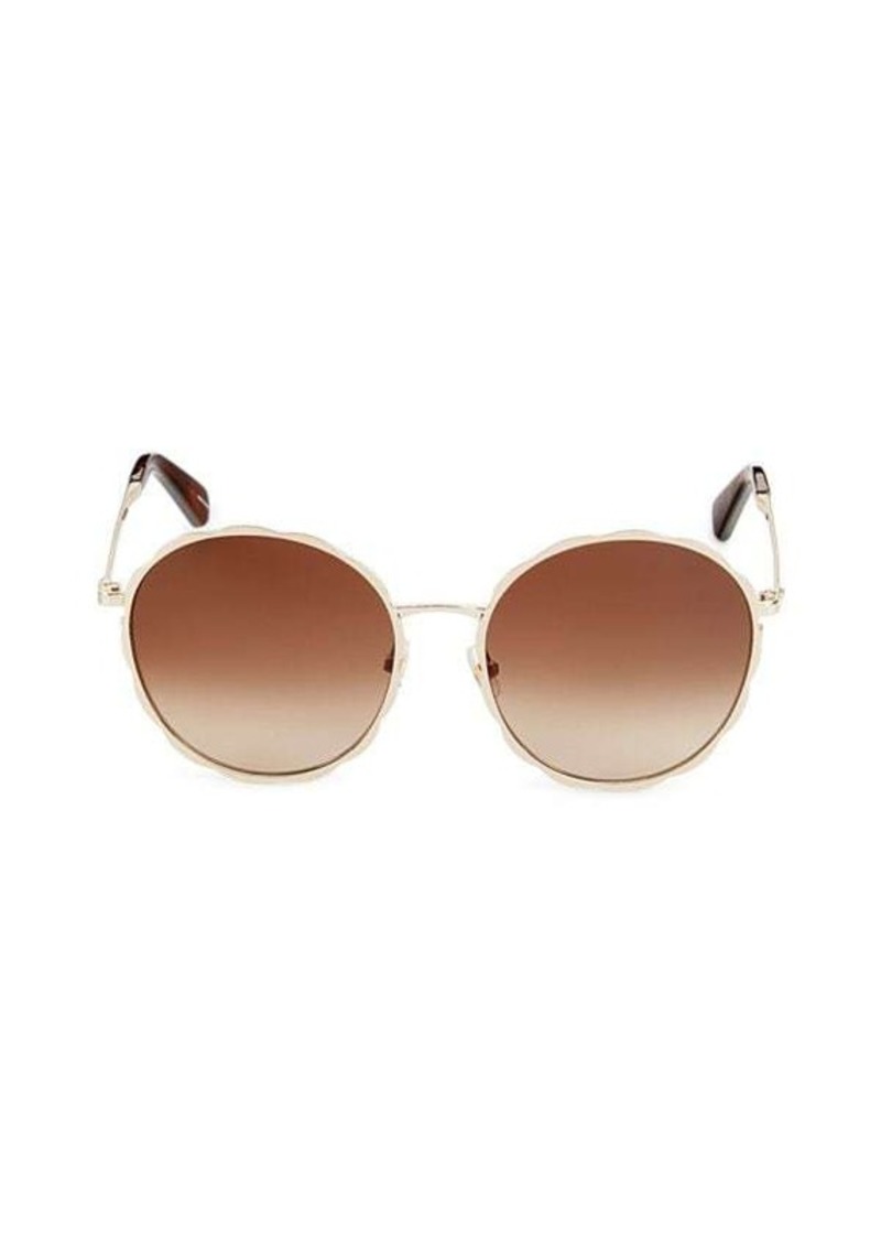 Kate Spade Cannes 57MM Round Sunglasses
