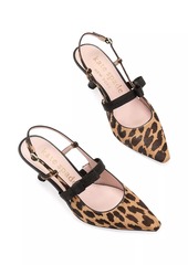 Kate Spade Casual Maritza Leopard Leather Pumps