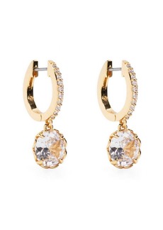 Kate Spade crystal-embellished hoop earrings