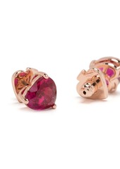 Kate Spade crystal heart-stud earrings