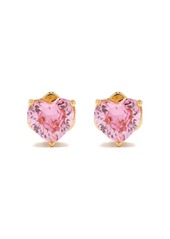 Kate Spade crystal heart stud earrings