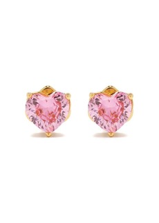 Kate Spade crystal heart stud earrings