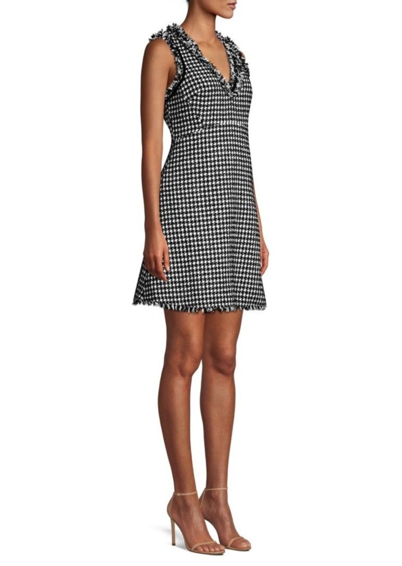 kate spade houndstooth ponte dress