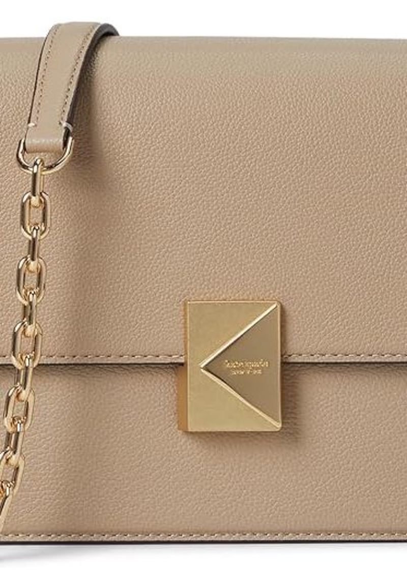 Kate Spade Deco Pebbled Leather Chain Shoulder