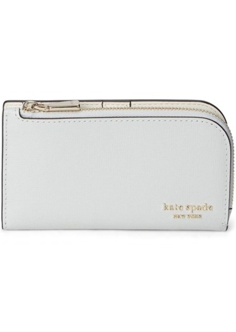 Kate Spade Devin Saffiano Leather Small Slim Bifold Wallet