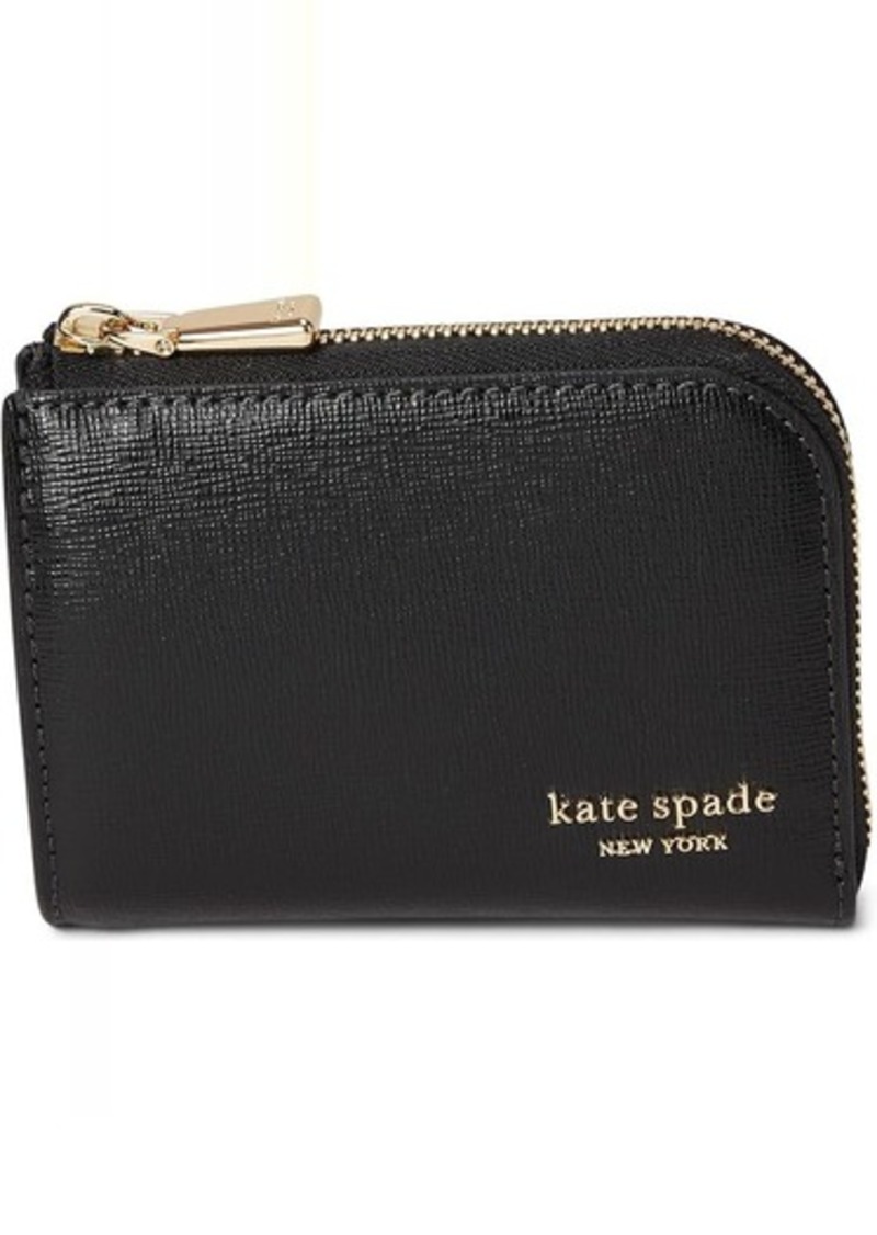 Kate Spade Devin Saffiano Leather Zip Card Case