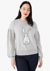 Kate Spade Embellished Bunny Sweatshirt