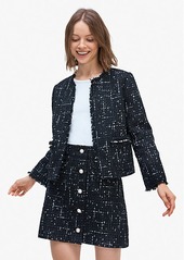 Kate Spade Embellished Tweed Jacket