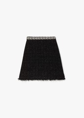 Kate Spade Embellished Tweed Skirt