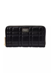 Kate Spade Evelyn Quilted Leather Zip-Around Continental Wallet