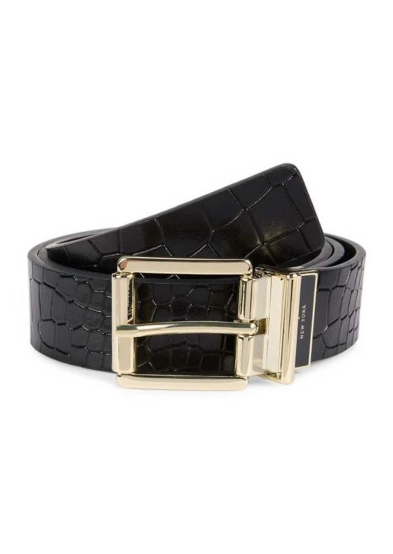 Kate Spade Faux Leather Reversible Belt