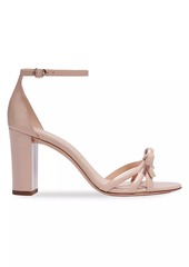 Kate Spade Flamenco Bow Patent Leather Ankle-Strap Sandals