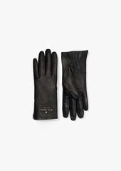 Kate Spade Floating Logo Leather Gloves