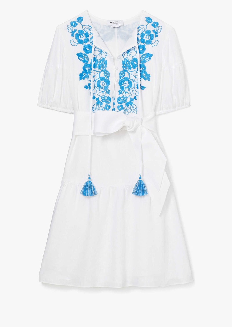 Kate Spade Floral Embroidered Shirtdress
