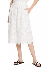 Kate Spade Floral Lace Midi-Skirt