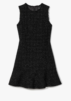 Kate Spade Flounce Tweed Dress