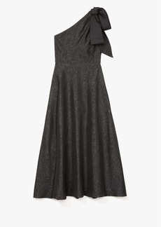 Kate Spade Flourish Swirl One-Shoulder Dress